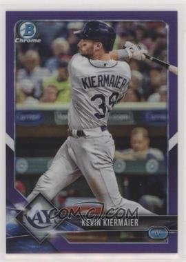 2018 Bowman Chrome - [Base] - Purple Refractor #73 - Kevin Kiermaier /250