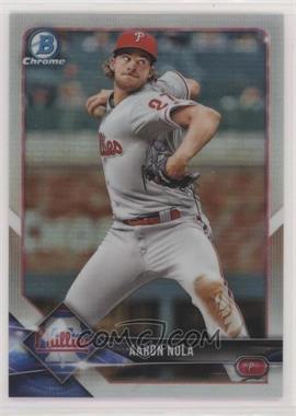 2018 Bowman Chrome - [Base] - Refractor #22 - Aaron Nola /499