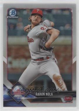 2018 Bowman Chrome - [Base] - Refractor #22 - Aaron Nola /499