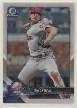 2018 Bowman Chrome - [Base] - Refractor #22 - Aaron Nola /499