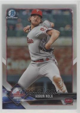 2018 Bowman Chrome - [Base] - Refractor #22 - Aaron Nola /499