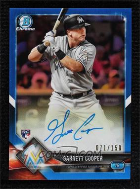 2018 Bowman Chrome - Chrome Rookie Autographs - Blue Refractor #BCRA-GC - Garrett Cooper /150