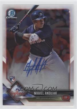 2018 Bowman Chrome - Chrome Rookie Autographs #CRA-MA - Miguel Andujar