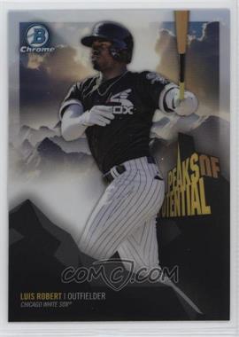 2018 Bowman Chrome - Peaks of Potential #PP-LR - Luis Robert