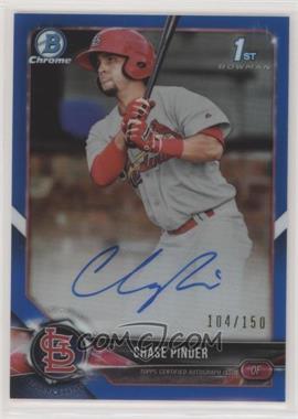 2018 Bowman Chrome - Prospect Autographs - Blue Refractor #BCPA-CP - Chase Pinder /150