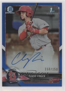 2018 Bowman Chrome - Prospect Autographs - Blue Refractor #BCPA-CP - Chase Pinder /150