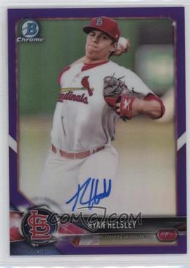 2018 Bowman Chrome - Prospect Autographs - Purple Refractor #CPA-RH - Ryan Helsley /250