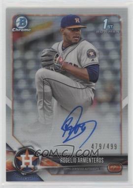 2018 Bowman Chrome - Prospect Autographs - Refractor #BCPA-RAR - Rogelio Armenteros /499