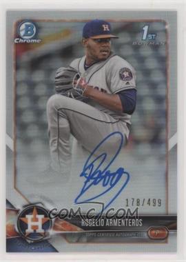 2018 Bowman Chrome - Prospect Autographs - Refractor #BCPA-RAR - Rogelio Armenteros /499