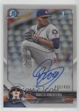 2018 Bowman Chrome - Prospect Autographs - Refractor #BCPA-RAR - Rogelio Armenteros /499