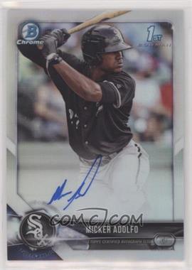 2018 Bowman Chrome - Prospect Autographs - Refractor #CPA-MA - Micker Adolfo /499