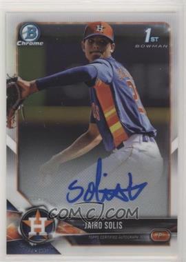 2018 Bowman Chrome - Prospect Autographs #BCPA-JS - Jairo Solis