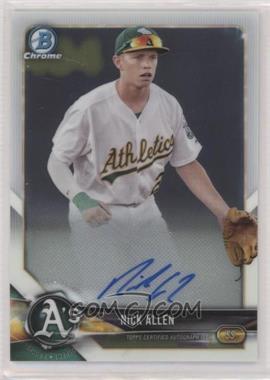 2018 Bowman Chrome - Prospect Autographs #BCPA-NA - Nick Allen