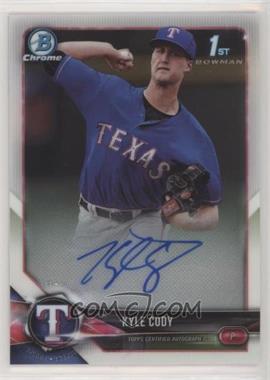 2018 Bowman Chrome - Prospect Autographs #CPA-KC - Kyle Cody