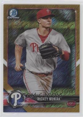 2018 Bowman Chrome - Prospects - Gold Shimmer Refractor #BCP210 - Mickey Moniak /50