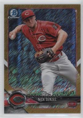 2018 Bowman Chrome - Prospects - Gold Shimmer Refractor #BCP250 - Nick Senzel /50