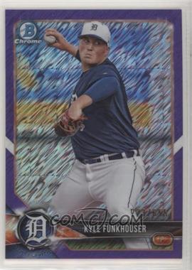 2018 Bowman Chrome - Prospects - Purple Shimmer Refractor #BCP187 - Kyle Funkhouser /655