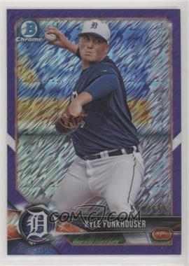 2018 Bowman Chrome - Prospects - Purple Shimmer Refractor #BCP187 - Kyle Funkhouser /655