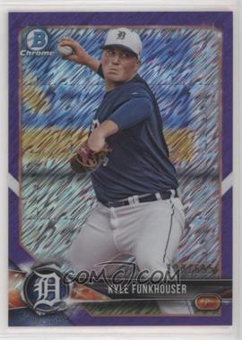 2018 Bowman Chrome - Prospects - Purple Shimmer Refractor #BCP187 - Kyle Funkhouser /655