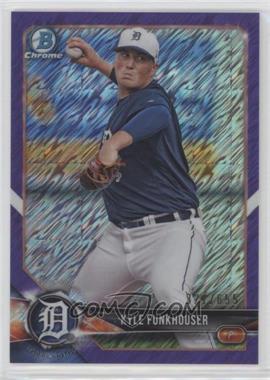 2018 Bowman Chrome - Prospects - Purple Shimmer Refractor #BCP187 - Kyle Funkhouser /655