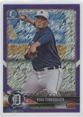 2018 Bowman Chrome - Prospects - Purple Shimmer Refractor #BCP187 - Kyle Funkhouser /655