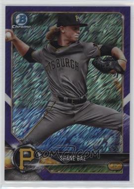 2018 Bowman Chrome - Prospects - Purple Shimmer Refractor #BCP201 - Shane Baz /655