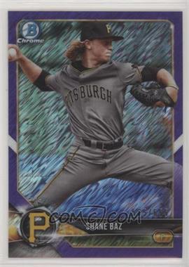 2018 Bowman Chrome - Prospects - Purple Shimmer Refractor #BCP201 - Shane Baz /655