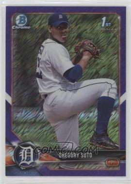 2018 Bowman Chrome - Prospects - Purple Shimmer Refractor #BCP239 - Gregory Soto /655