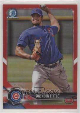 2018 Bowman Chrome - Prospects - Red Refractor #BCP233 - Brendon Little /5 [EX to NM]