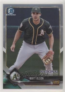 2018 Bowman Chrome National Convention - [Base] - Prism Refractor #BNR-MO - Matt Olson