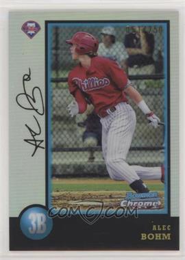 2018 Bowman Draft - 1998 Bowman Chrome 20th Anniversary - Refractor #98B-AB - Alec Bohm /250