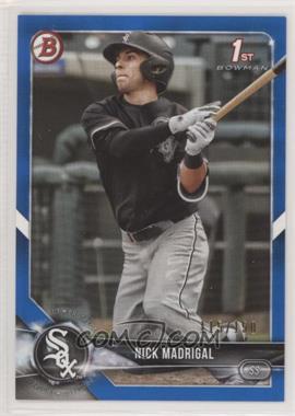 2018 Bowman Draft - [Base] - Blue #BD-38 - Nick Madrigal /150