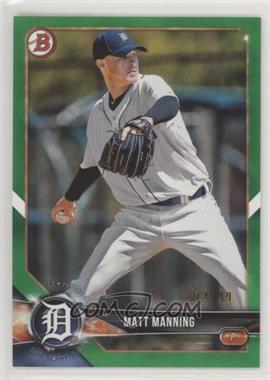 2018 Bowman Draft - [Base] - Green #BD-145 - Matt Manning /99