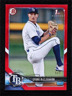 2018 Bowman Draft - [Base] - Red #BD-9 - Shane McClanahan /5