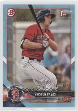 2018 Bowman Draft - [Base] - Sky Blue #BD-171 - Triston Casas /499