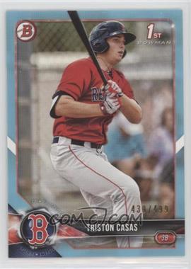 2018 Bowman Draft - [Base] - Sky Blue #BD-171 - Triston Casas /499