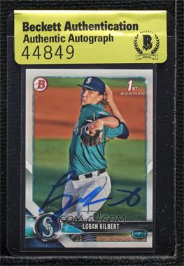 2018 Bowman Draft - [Base] #BD-63 - Logan Gilbert [BAS Authentic]