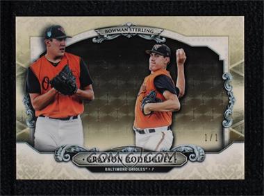 2018 Bowman Draft - Bowman Sterling Continuity - Superfractor #BS-GR - Grayson Rodriguez /1