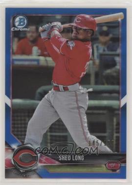 2018 Bowman Draft - Chrome - Blue Refractor #BDC-120 - Shed Long /150