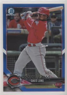 2018 Bowman Draft - Chrome - Blue Refractor #BDC-120 - Shed Long /150