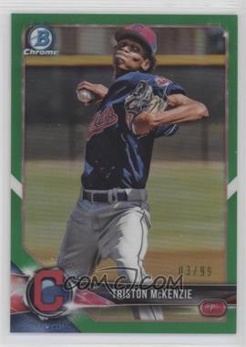 2018 Bowman Draft - Chrome - Green Refractor #BDC-162 - Triston McKenzie /99