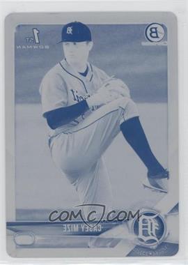 2018 Bowman Draft - Chrome - Printing Plate Cyan #BDC-1 - Casey Mize /1