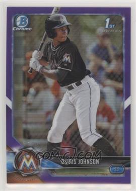 2018 Bowman Draft - Chrome - Purple Refractor #BDC-103 - Osiris Johnson /250