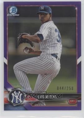 2018 Bowman Draft - Chrome - Purple Refractor #BDC-17 - Luis Medina /250