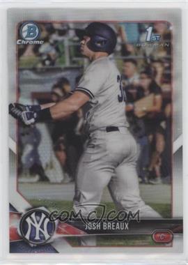 2018 Bowman Draft - Chrome - Refractor #BDC-57 - Josh Breaux