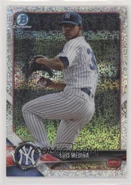 2018 Bowman Draft - Chrome - Sparkles Refractor #BDC-17 - Luis Medina