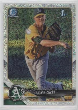 2018 Bowman Draft - Chrome - Sparkles Refractor #BDC-92 - Calvin Coker