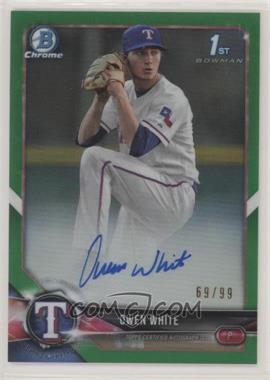 2018 Bowman Draft - Chrome Draft Pick Autographs - Green Refractor #CDA-OW - Owen White /99