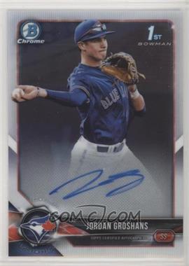 2018 Bowman Draft - Chrome Draft Pick Autographs #CDA-JG - Jordan Groshans [Noted]