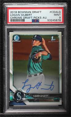 2018 Bowman Draft - Chrome Draft Pick Autographs #CDA-LG - Logan Gilbert [PSA 9 MINT]